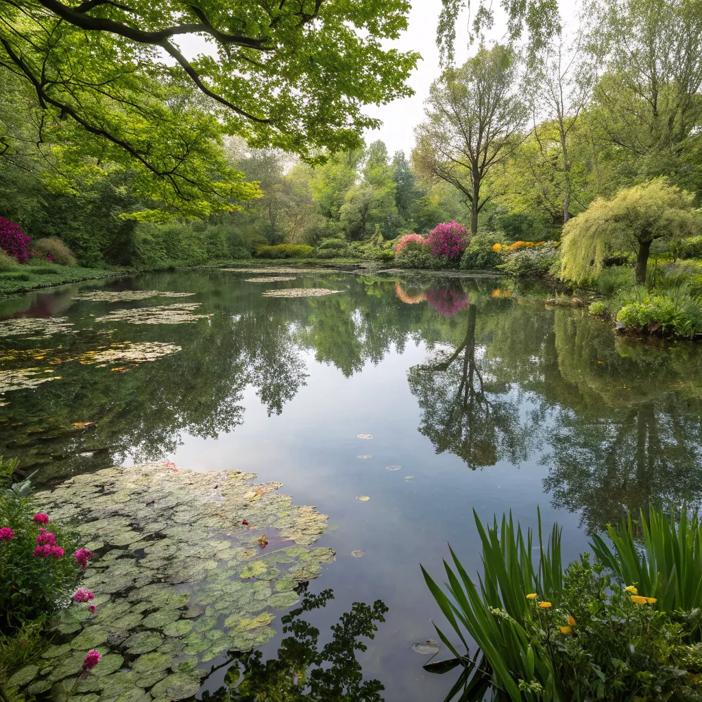Beautiful Pond by Mary